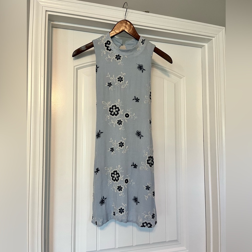 Girls Speechless Blue Floral Dress